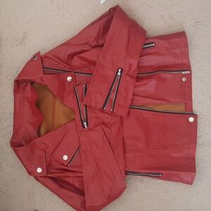 Faux Leather Jacket